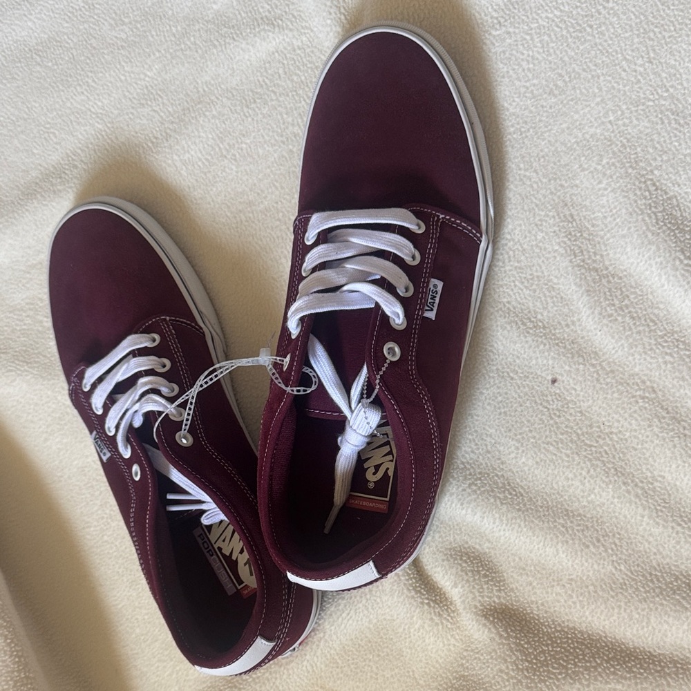 Vans Men's Deep Burgundy Sneakers